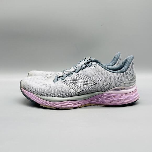 New Balance Shoes Womens 8 Gray Pink Fresh Foam 880v11 Running Athletic Sneakers - Picture 4 of 12